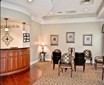 Waiting room at Covington Family Dentistry